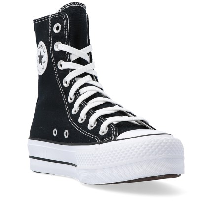 Converse All Star Ctas Platform X-hi Black/white/black Converse All Star Ctas Platform X-hi Black/white/black