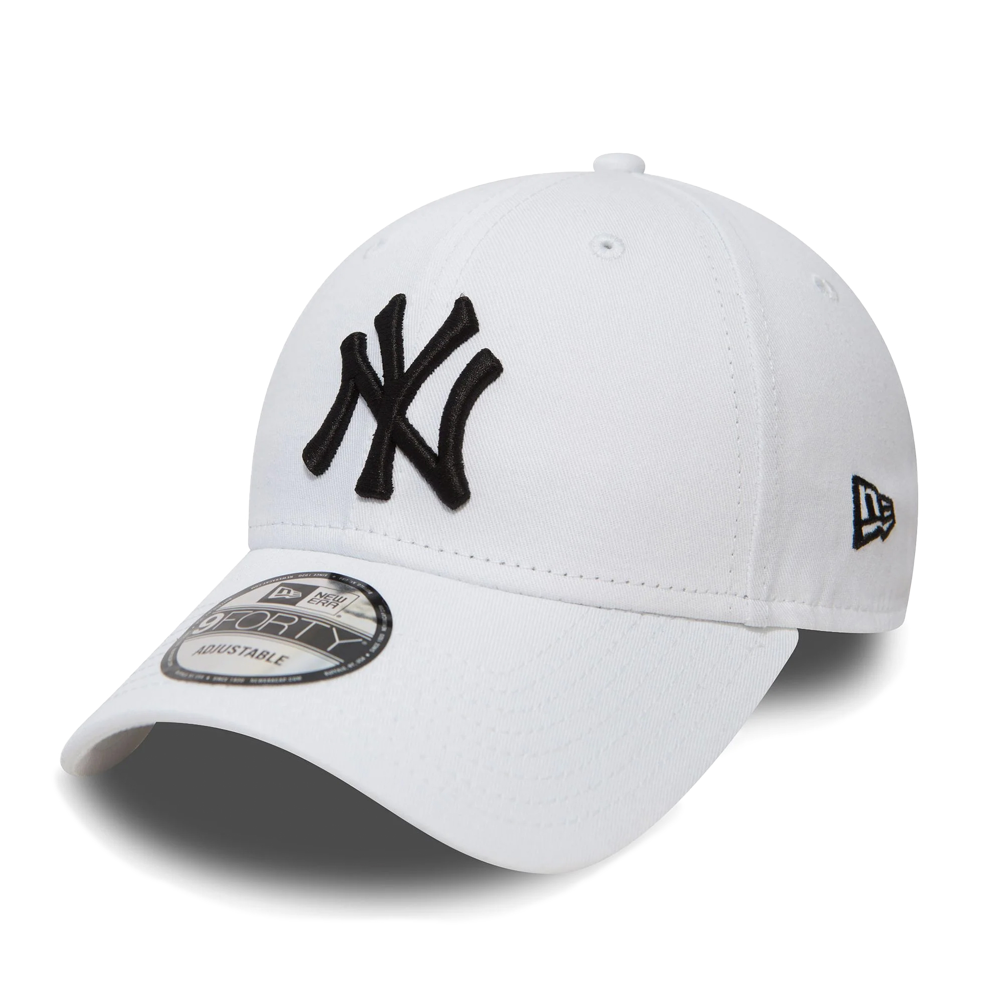 New Era Bone League Basic Neyyan White