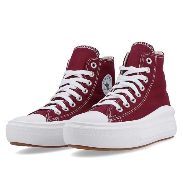 Converse Ctas Move Hi Dark Beetroot/white