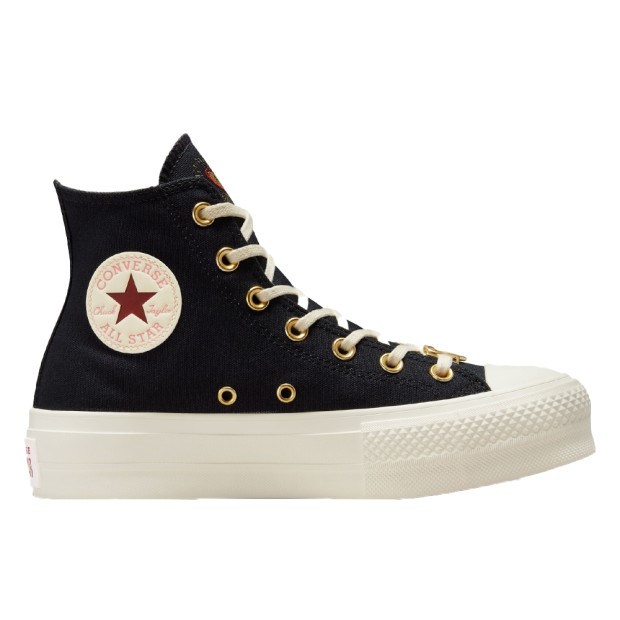 Sapatilha Converse Ctas Lift Hi Black/egret/black Al