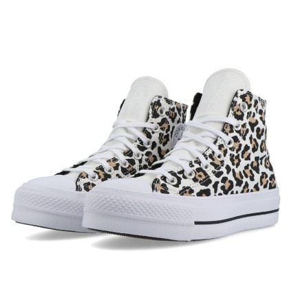 Converse All Star Ctas Lift Hi White/black Converse All Star Ctas Lift Hi White/black