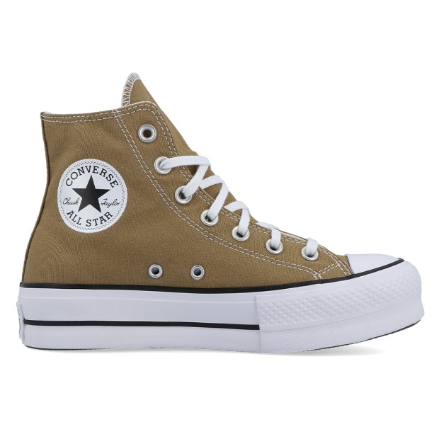 Sapatilha Converse All Star Ctas Lift Hi Trek Tan/wh