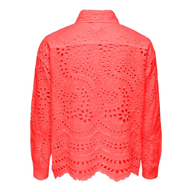 Camisa Only Camisa New Lalisa Ls Georgia Peach