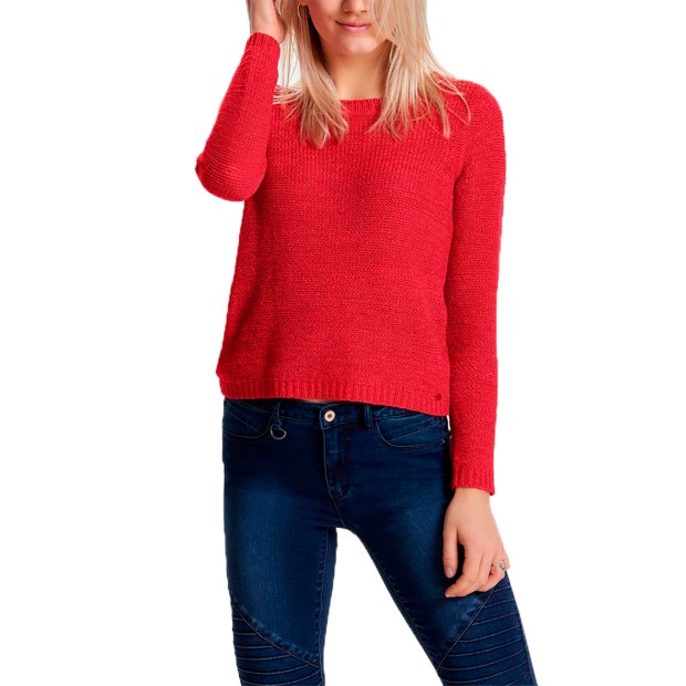 Camisola Only Geena Xo L/s Pullover Knt Noos Scarle