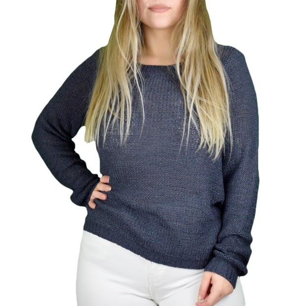 Camisola Only Geena Pullover Navy Blaezer