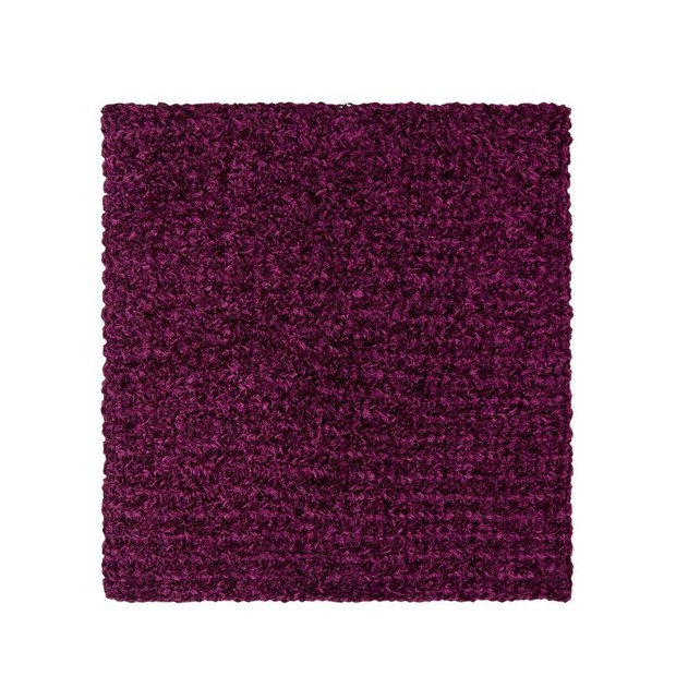 Cachecol Only Tasse Knit Tube Scarf Acc Potent Purple