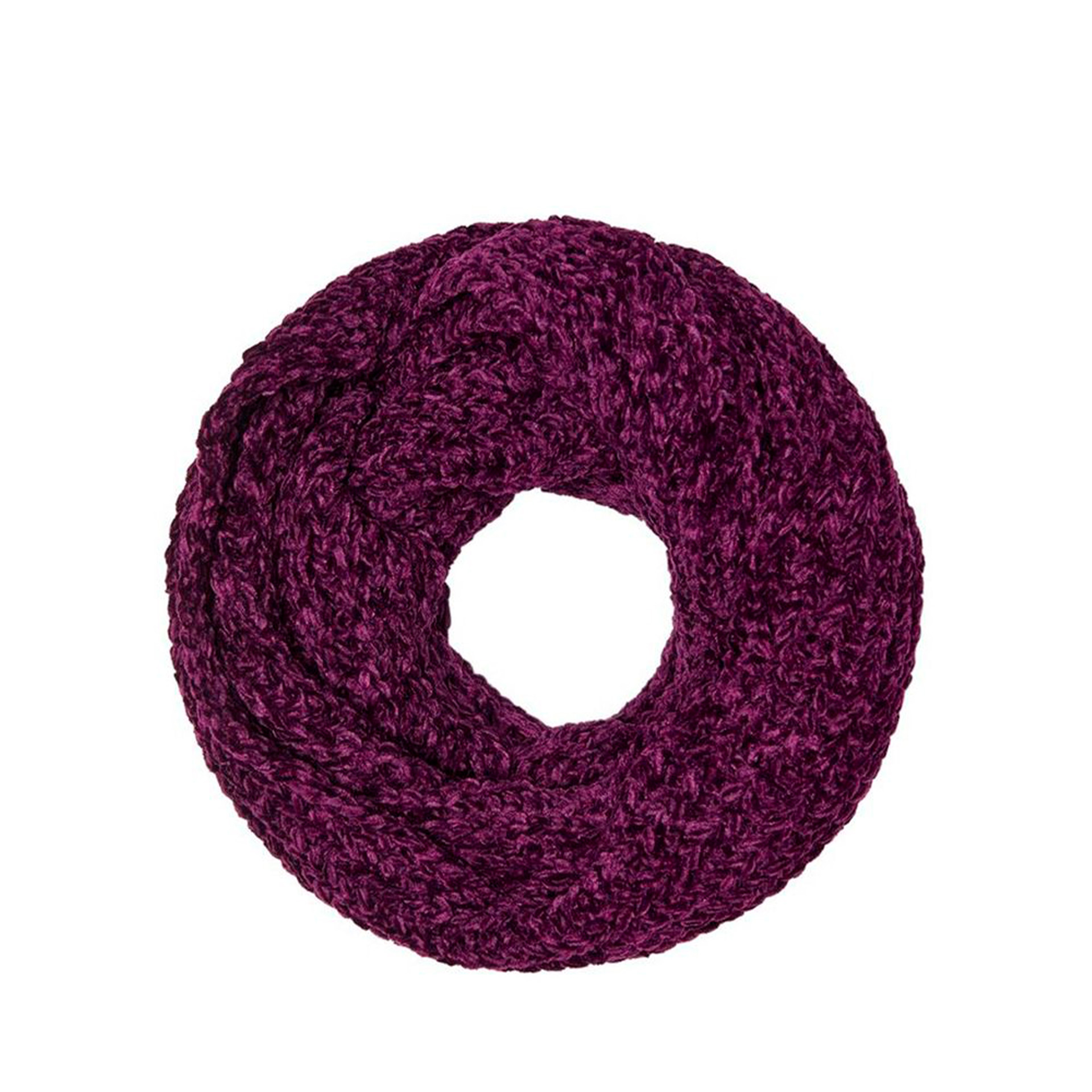 Only Tasse Knit Tube Scarf Acc Potent Purple