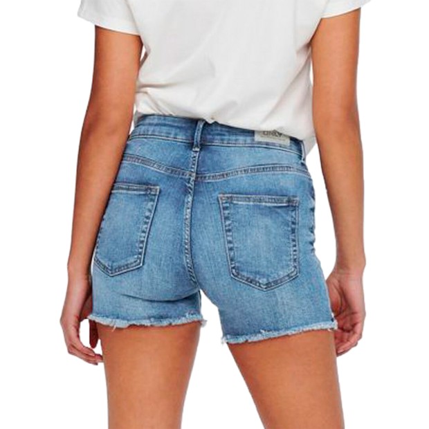 Only Calo Blush Mid Sk Raw Medium Blue D
