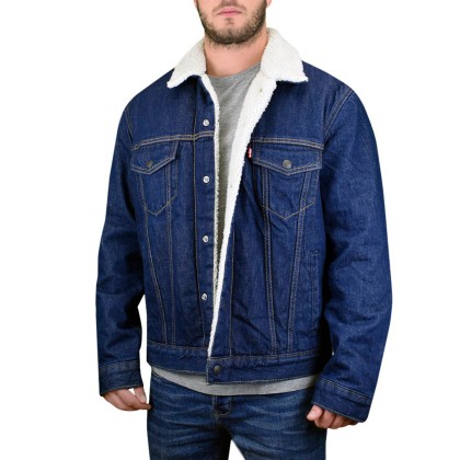 Casaco Levis Bluso Type 3 Sherpa Trucker Rockrid