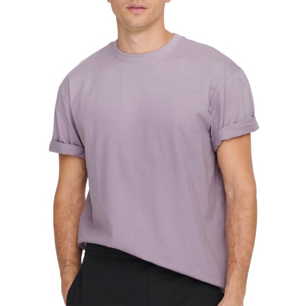 T-shirt Only&sons T-shirt Fred Rlx  Purple Ash