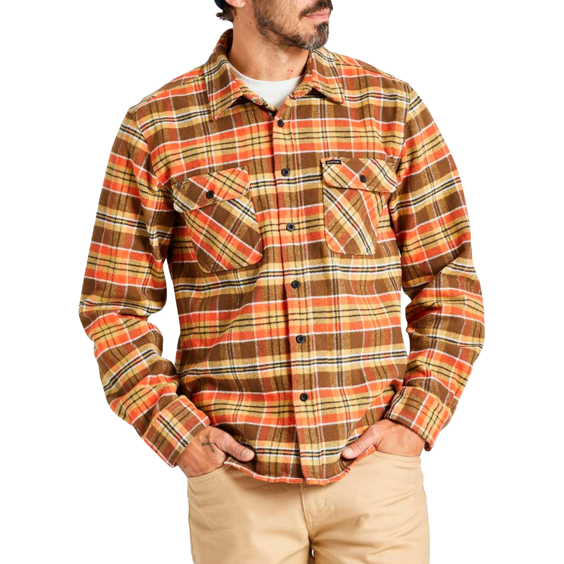 Camisa Brixton Camisa Bowery Heavy Weght Flanne