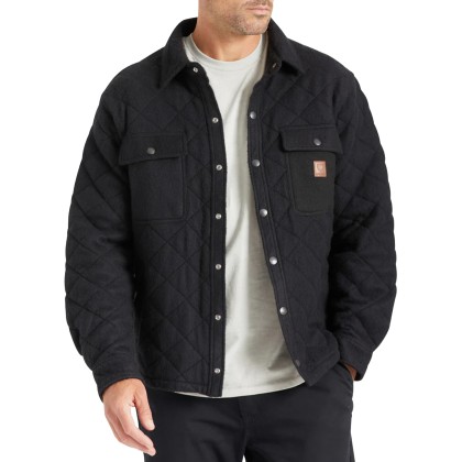 Camisa Brixton Camisa Cass Quilted Fleece Jkt Blk