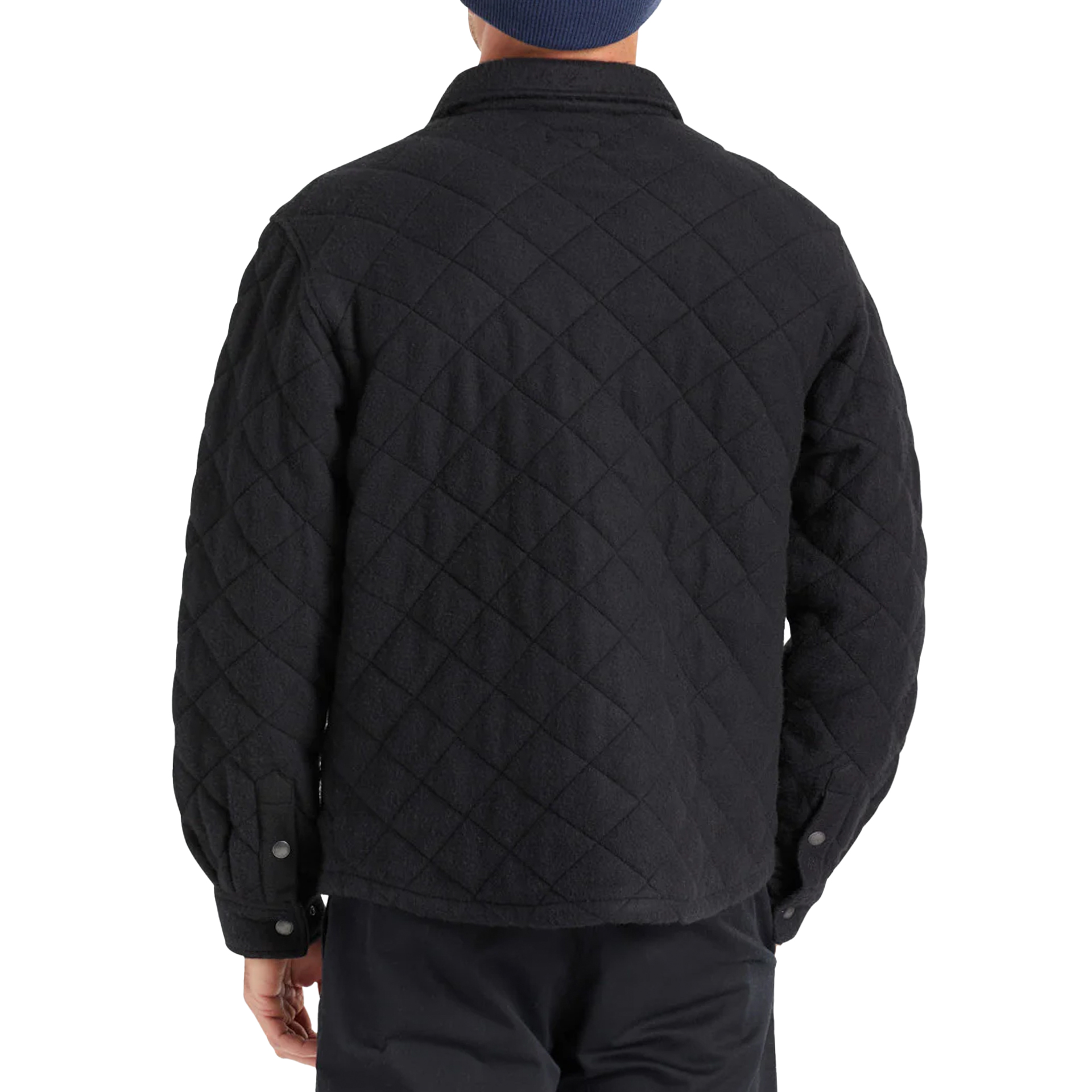 Brixton Camisa Cass Quilted Fleece Jkt Blk