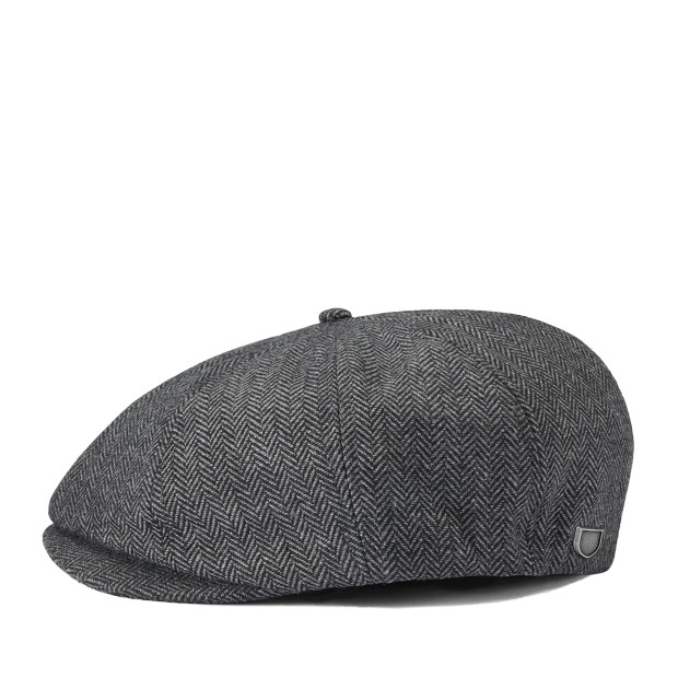 Bon Brixton Boina Brood Snap Cap Grey Black