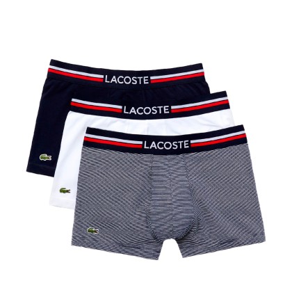 Lacoste Boxer Pack 3 Navy Blue White