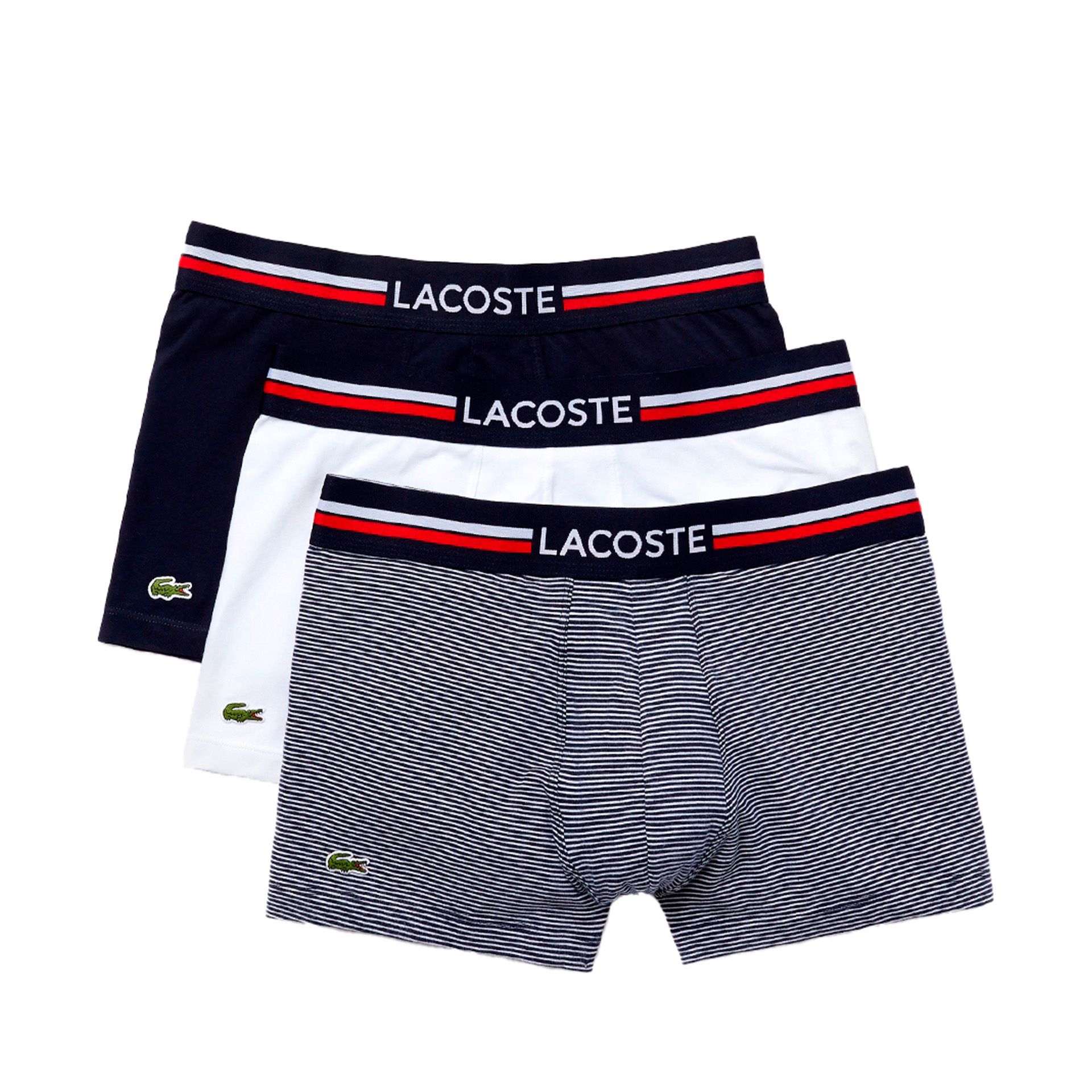Lacoste Boxer Pack 3 Navy Blue White