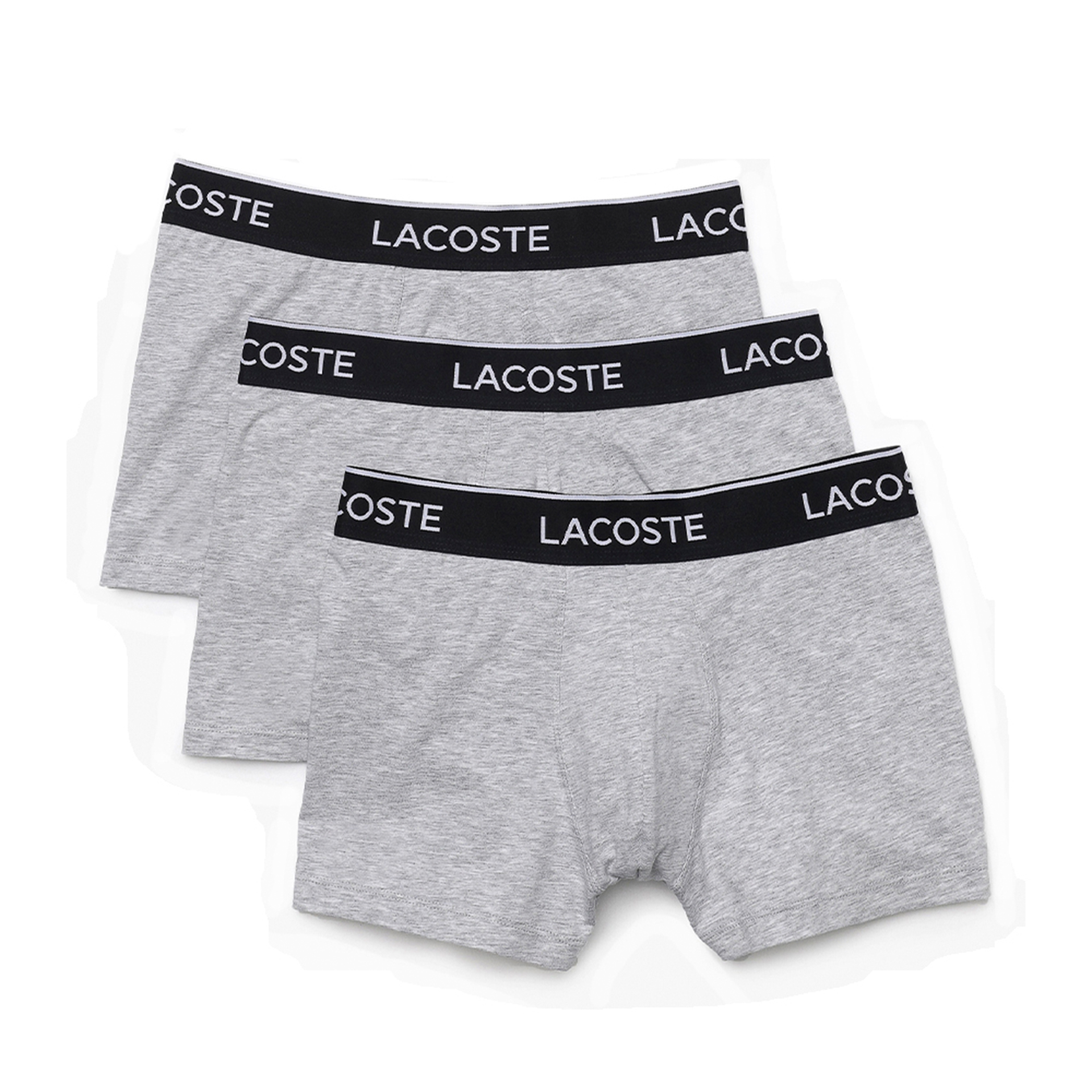 Lacoste Boxer Pack 3 Silver