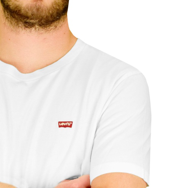 Levis T´shirt Original Hm Patch White