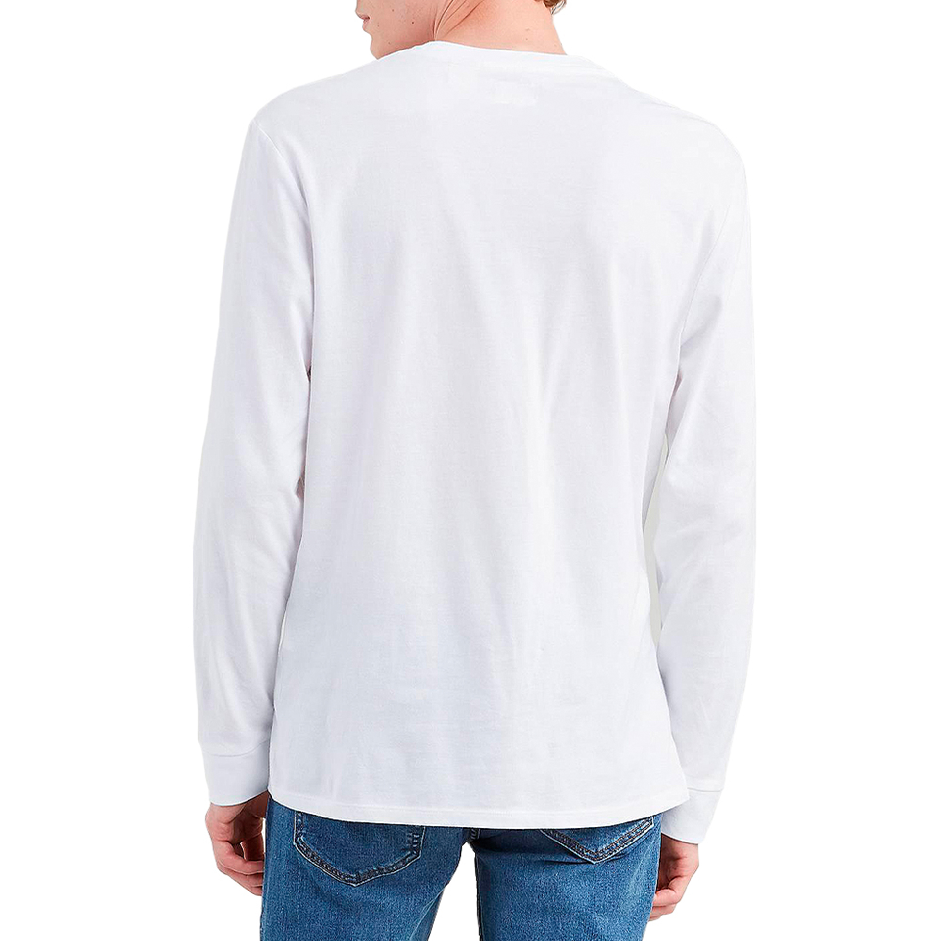 Levis Longsleeve Original Hm Tee Patch Wht