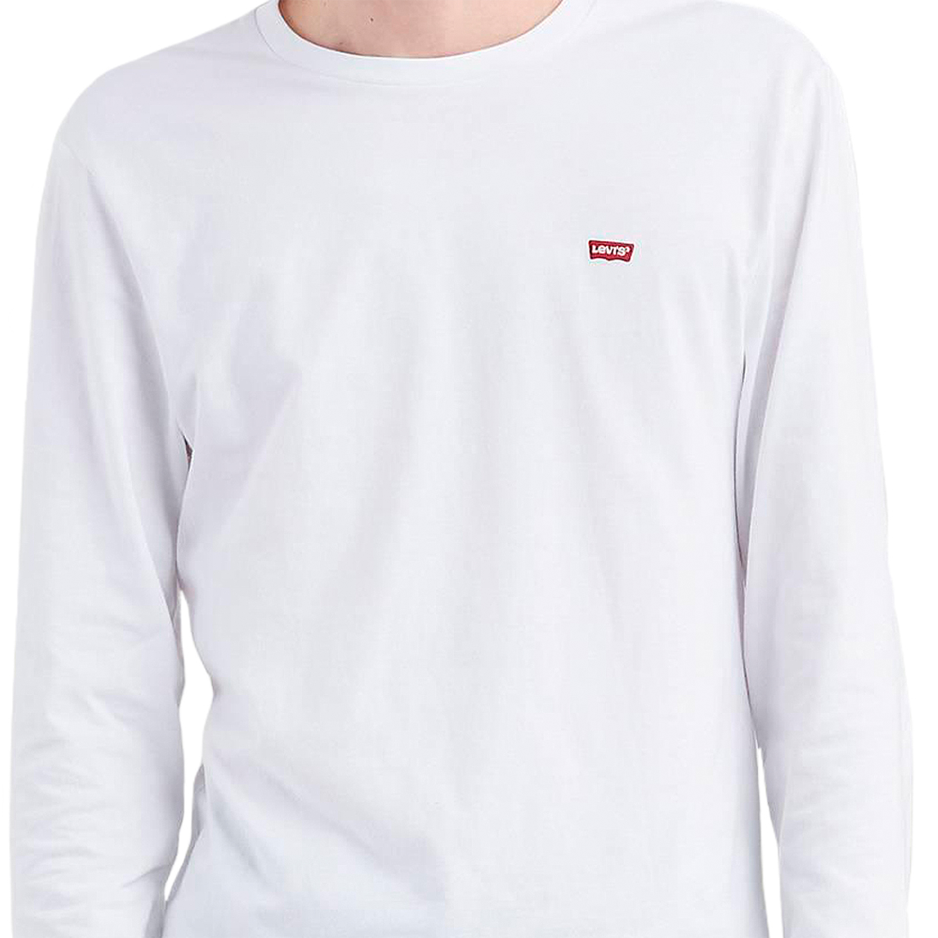 Levis Longsleeve Original Hm Tee Patch Wht