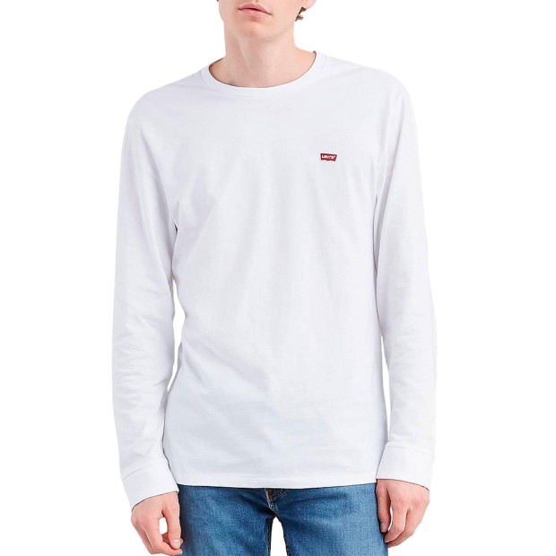 Longsleeve Levis Longsleeve Original Hm Tee Patch Wht