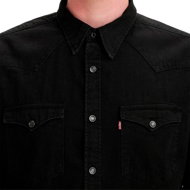 Camisa Levis Camisa Barstow Western Marble Blk