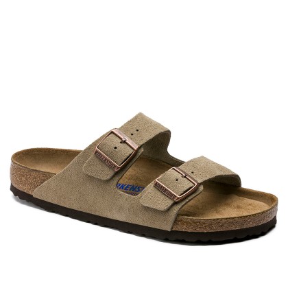 Sandlias Birkenstock Arizona Soft Footbed Suede Leather