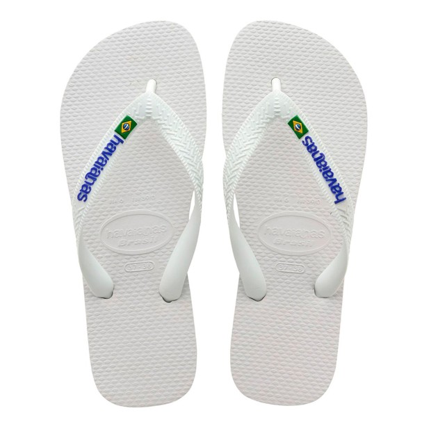 Chinelos Havaianas  Brasil Logo White