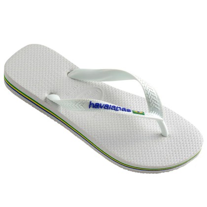 Havaianas Brasil Logo White Havaianas Brasil Logo White