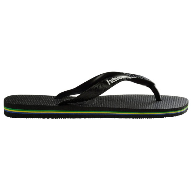 Havaianas Brasil Logo Black/black