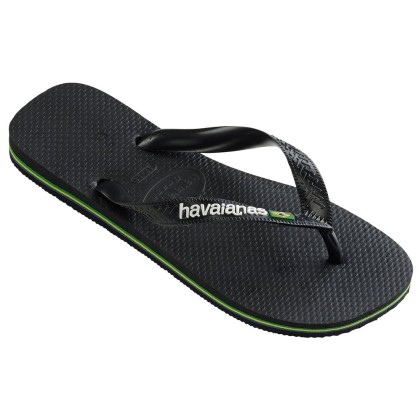 Havaianas Brasil Logo Black/black Havaianas Brasil Logo Black/black