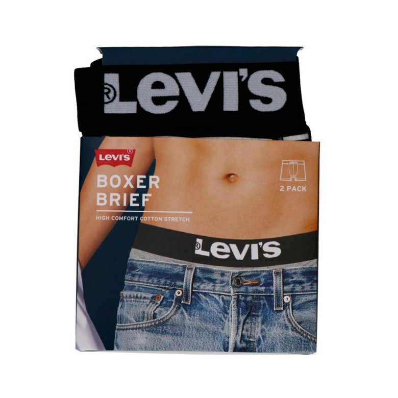 Boxer Taille Levi's Levis Boxer 2-pack Vintage Stripe Y Jet