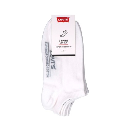 Meias Levi`s Meias Two Pack 168sf Low Cut White