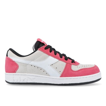 Sapatilha Diadora Magic Basket Low Suede W Wht/pink