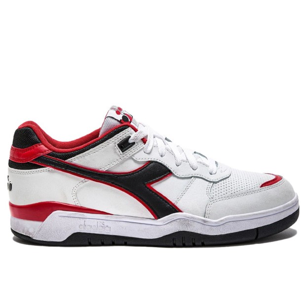 Sapatilha Diadora B.56 Icona White Ferrari Red Italy