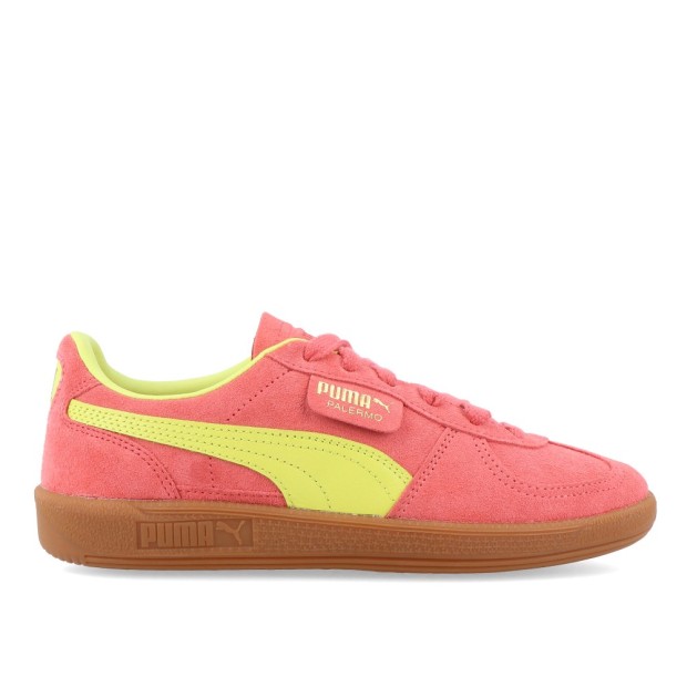 Sapatilha Puma Palermo Salmon-lime Sheen-gum