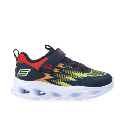 Sapatilha Skechers S Lights Vortex Flash Zorent Navy