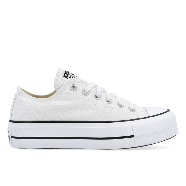 Sapatilha Converse Allstar Ctas Platform Ox White