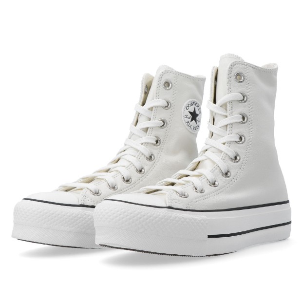 Converse All Star Ctas Platform X-hi Leather Egret/whi