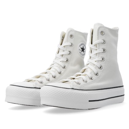Converse All Star Ctas Platform X-hi Leather Egret/whi Converse All Star Ctas Platform X-hi Leather Egret/whi