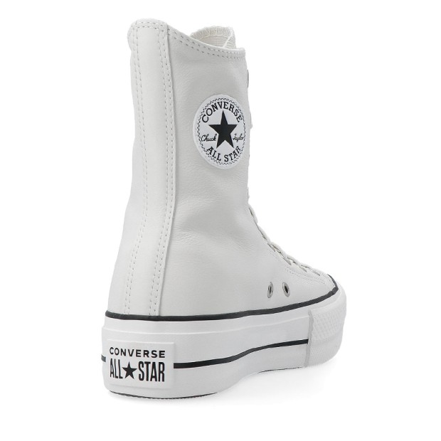 Converse All Star Ctas Platform X-hi Leather Egret/whi