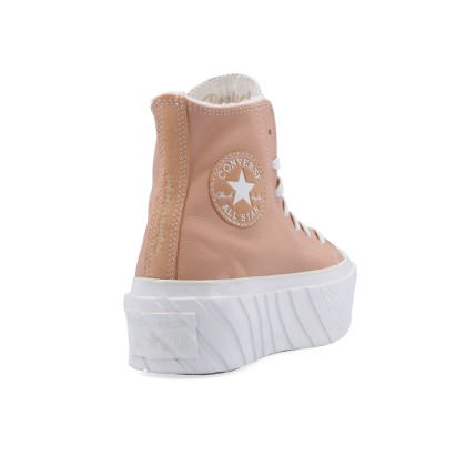 Converse Ctas Lift 2x Hi Vachetta Beige Converse Ctas Lift 2x Hi Vachetta Beige