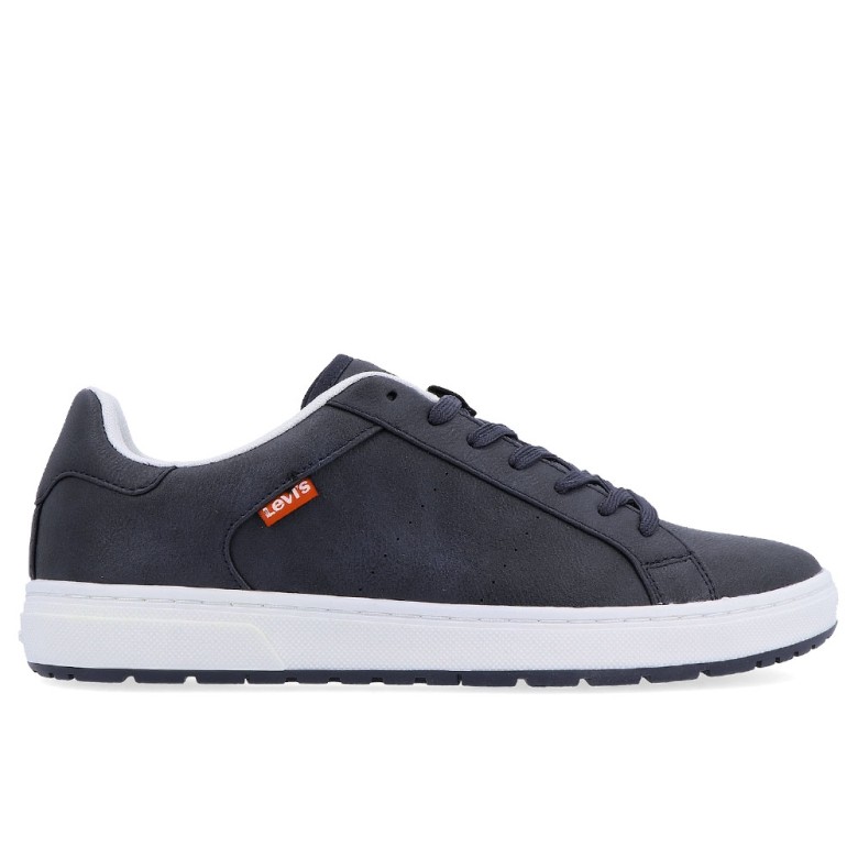 Henry Sneakers Levis Canvas Shoes Mens Levis Piper Navy Blue