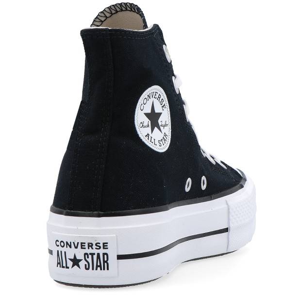 Converse All Star Ctas Platform Hi Black/w