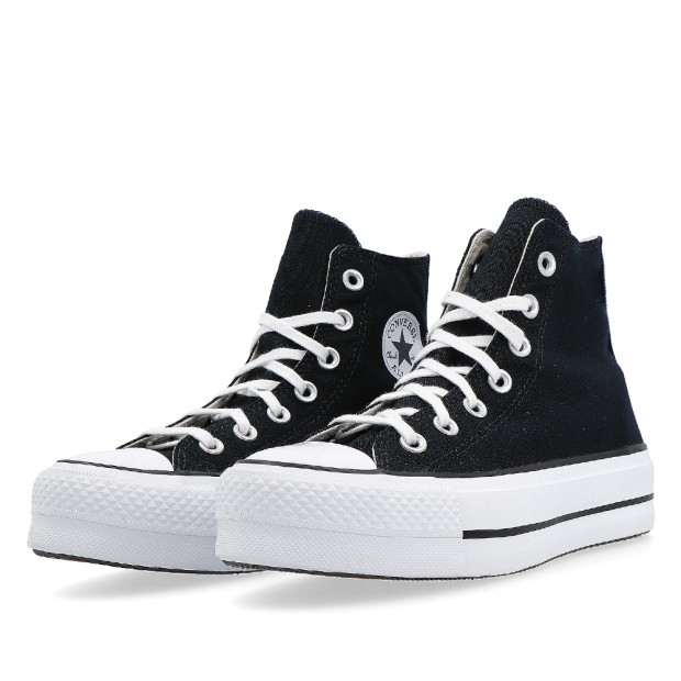 Converse All Star Ctas Platform Hi Black/w