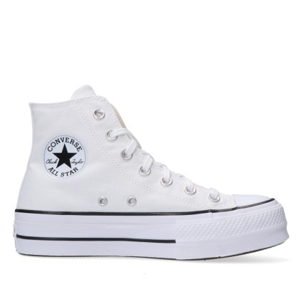 Sapatilha Converse All Star Ctas Platform Hi Wht/blk