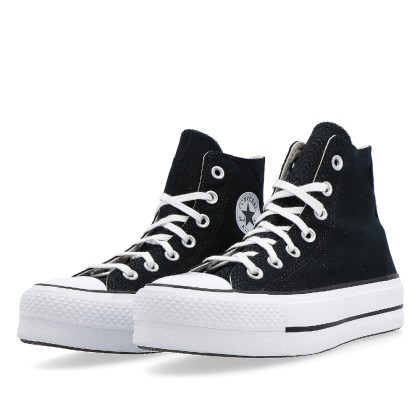 Converse All Star Ctas Platform Hi Black/w Converse All Star Ctas Platform Hi Black/w