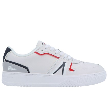 Sapatilha Lacoste L001 0321 1 Sma White Navy Red