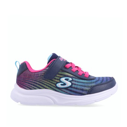 Sapatilha Skechers Wavy Lites Navy Multi