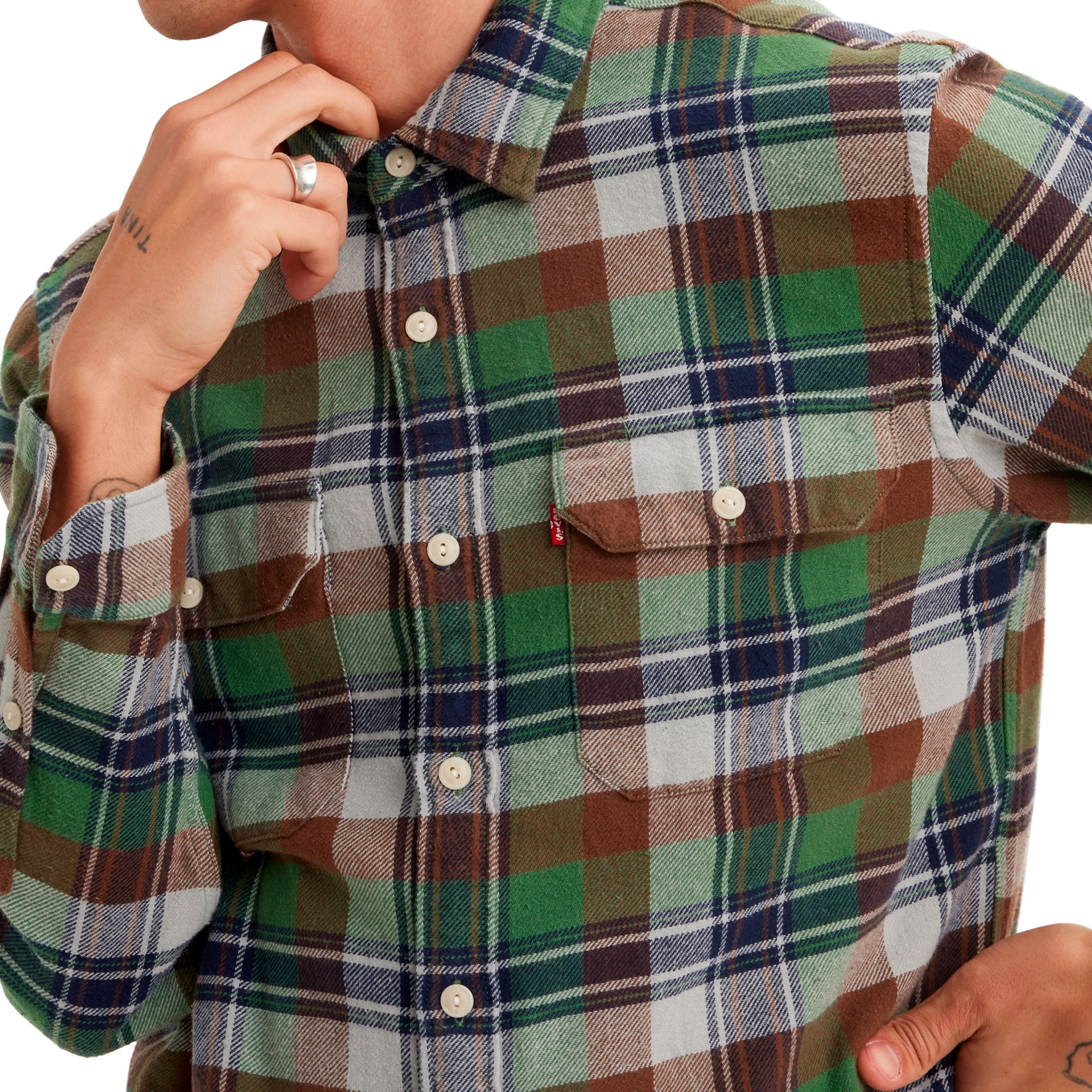 LevisCamisa Jackson Worker Denver Fudge